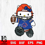 Boise State Broncos Hello Kitty sport Svg Eps Dxf Png File, NCAA svg, Digital Download, Instant Download