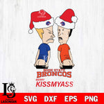 Boise State Broncos Merry KissMyass Svg Eps Dxf Png File,NCAA Svg Files,Digital Download,Sublimation,Instant Download