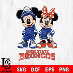 Boise State Broncos Mickey Minnie Rugby Hoodie Svg Eps Dxf Png File, NCAA svg , File Cut , Digital Download , Instant Download, Cut Svg Files