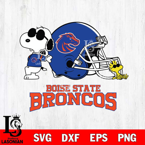 Boise State Broncos Snoopy Sport 2 Svg Eps Dxf Png File, Digital Download