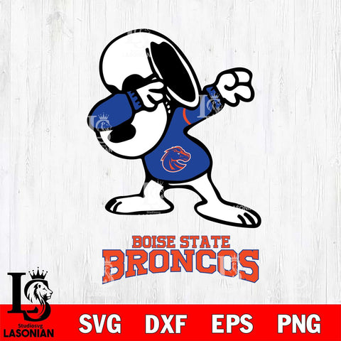 Boise State Broncos Snoopy Sport 3 Svg Eps Dxf Png File, Digital Download