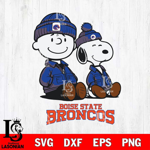 Boise State Broncos Snoopy Sport 6 Svg Eps Dxf Png File, Digital Download