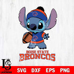 Boise State Broncos Stitch Disney, Svg Eps Dxf Png File, Digital Download