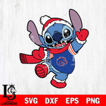 Boise State Broncos Stitch Disney Christmas Svg Eps Dxf Png File, Digital Download, Instant Download