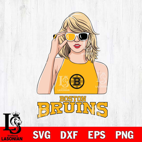 Boston Bruins And Taylor Swift Fan Svg Eps Dxf Png File, Digital Download, Instant Download