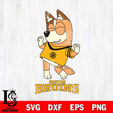 Boston Bruins Chilli Dance Sport Svg Eps Dxf Png File, Digital Download, Instant Download