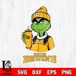 Boston Bruins Grinch Football Christmas Cut Files, Cricut,Christmas Svg Dxf Eps Png file , Digital Download