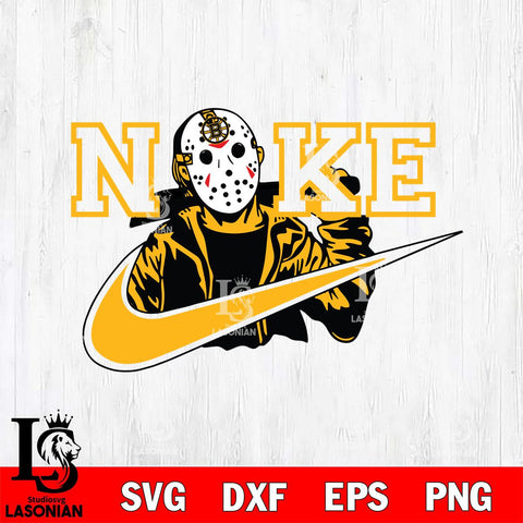 Boston Bruins Jason Voorhees Nike Svg Eps Dxf Png File, Digital Download, Instant Download