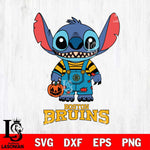 Boston Bruins Stitch Horror Halloween Svg Eps Dxf Png File, NHL svg, Digital Download, Instant Download