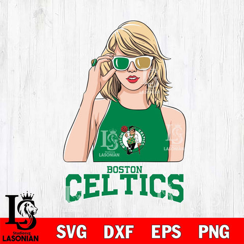 Boston Celtics And Taylor Swift Fan Svg Eps Dxf Png File, Digital Download, Instant Download