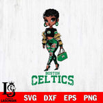 Boston Celtics Beautiful Black Fan Girl