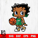 Boston Celtics Betty Boop NBA 4 Svg Eps Dxf Png File, NBA svg, Digital Download, Instant Download