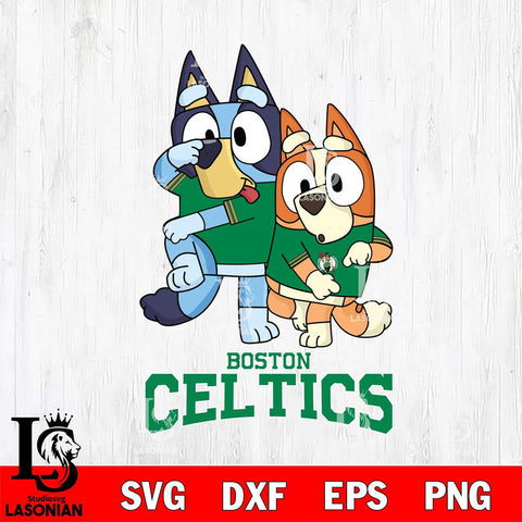 Boston Celtics Bluey Chilli Dance Mode Svg Eps Dxf Png File, Digital Download, Instant Download