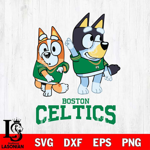 Boston Celtics Bluey Chilli Mode Dance Svg Eps Dxf Png File, Digital Download, Instant Download