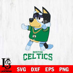 Boston Celtics Bluey Dad Dance Svg Eps Dxf Png File, Digital Download, Instant Download