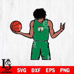 Boston Celtics Boy Basketball Svg Eps Dxf Png File, Digital Download, Instant Download