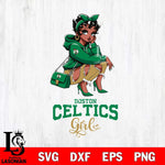 Boston Celtics Fashion Black Fan Girl Betty Boop