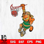 Boston Celtics Garfield Svg Eps Dxf Png File, Digital Download