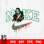 Boston Celtics Ghostface Nike Svg Eps Dxf Png File, Digital Download, Instant Download