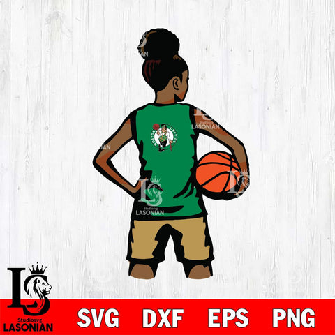 Boston Celtics Girls sport 10 Svg Eps Dxf Png File, Digital Download, Instant Download