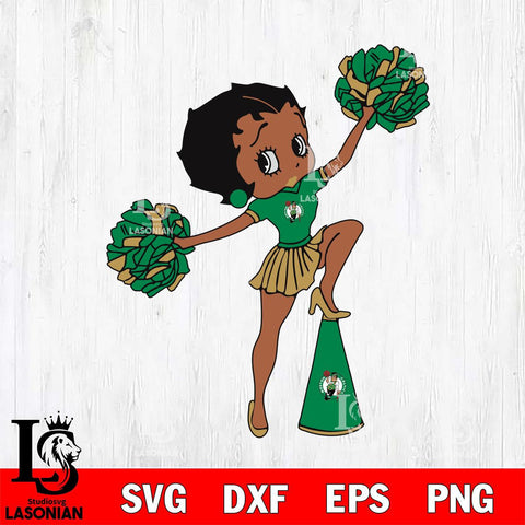 Boston Celtics Girls sport 2 Svg Eps Dxf Png File, Digital Download, Instant Download