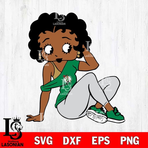 Boston Celtics Girls sport 4 Svg Eps Dxf Png File, Digital Download, Instant Download