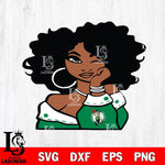 Boston Celtics Girls sport 5 Svg Eps Dxf Png File, Digital Download, Instant Download