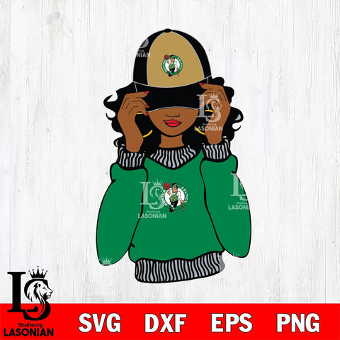 Boston Celtics Girls sport 7 Svg Eps Dxf Png File, Digital Download, Instant Download