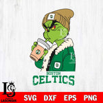 Boston Celtics Grinch Bougie Football Svg Eps Dxf Png File, Digital Download, Instant Download