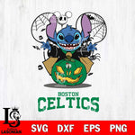 Boston Celtics Stitch Horror Halloween Svg Eps Dxf Png File, Digital Download, Instant Download