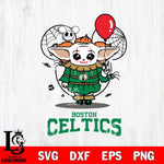 Boston Celtics Stitch Pennywise Halloween Svg Eps Dxf Png File, Digital Download, Instant Download