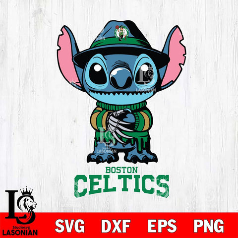 Boston Celtics Stitich Freddy Krueger Svg Eps Dxf Png File, NBA svg, Digital Download, Instant Download