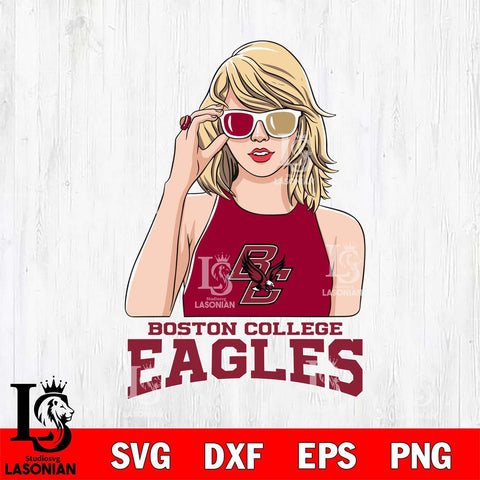 Boston College Eagles And Taylor Swift Fan Svg Eps Dxf Png File, Digital Download, Instant Download