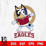 Boston College Eagles Bandit Heeler Rugby Svg Eps Dxf Png File, Digital Download ,Instant Download, Cricut File