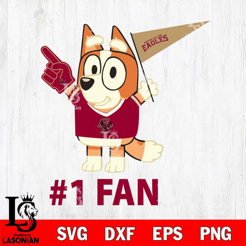 Boston College Eagles Bingo 1# Fan Svg Eps Dxf Png File,NCAA Svg Files,Bluey svg ,Digital Download ,Instant Download, Cricut File