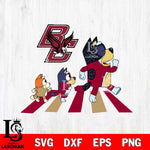 Boston College Eagles Bluey 6 Svg Eps Dxf Png File, Digital Download, Instant Download