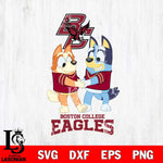 Boston College Eagles Bluey Chilli Dance Svg Eps Dxf Png File, Digital Download, Instant Download