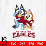 Boston College Eagles Bluey Chilli Dance Mode Svg Eps Dxf Png File, Digital Download, Instant Download