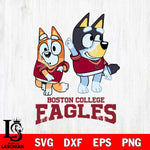 Boston College Eagles Bluey Chilli Mode Dance Svg Eps Dxf Png File, Digital Download, Instant Download