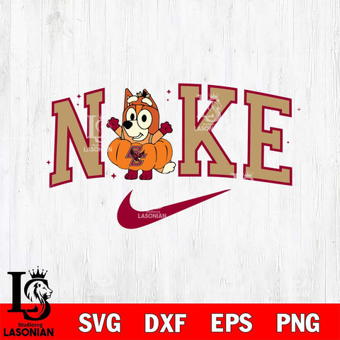 Boston College Eagles Bluey Halloween Nike NCAA Svg Eps Dxf Png File, Digital Download, Instant Download