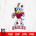 Boston College Eagles Bluey rugby Svg Eps Dxf Png File, Digital Download ,Instant Download, Cricut File