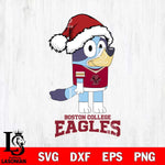 Boston College Eagles Christmas Bluey Hat Cut Files,Bluey Cricut,Christmas Svg , Bluey svg , Digital Download, dxf eps png pdf file