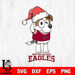 Boston College Eagles Christmas Bluey Jack Sport Cut Files,Bluey Cricut,Christmas Svg , Bluey svg , Digital Download, dxf eps png pdf file