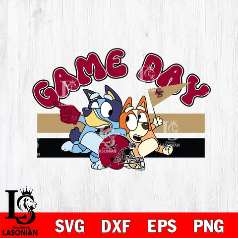 Boston College Eagles Game Day Bluey Svg Eps Dxf Png File, Digital Download, Instant Download