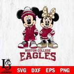 Boston College Eagles Mickey Minnie Rugby Hoodie Svg Eps Dxf Png File, NCAA svg , File Cut , Digital Download , Instant Download, Cut Svg Files