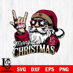 Boston College Eagles Rock Santa Claus Football Svg dxf eps png pdf file,NCAA svg,Digital Download,Cricut file