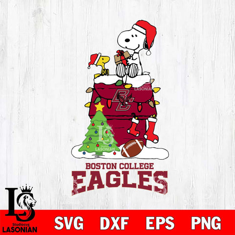 Boston College Eagles Snoopy Sport 11 Svg Eps Dxf Png File, Digital Download