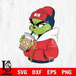 Boston Red Sox Boujee Grinch 6 Svg Eps Dxf Png File, Digital Download, Instant Download