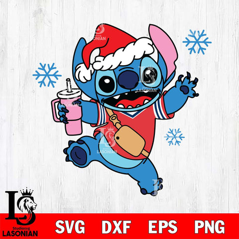 Boston Red Sox Christmas Stitch With Tumbler SVG DXF EPS PNG file, Cut file cricut, Instant Download