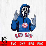 Boston Red Sox Ghostface Svg Eps Dxf Png File, Digital Download, Instant Download